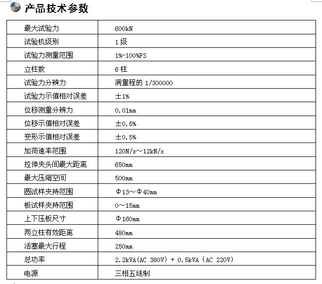 60噸微機控制電液伺服萬能試驗機