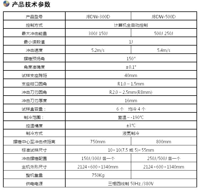 500J低溫沖擊試驗機