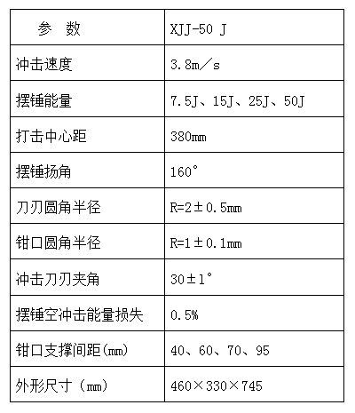 50J金屬沖擊試驗(yàn)機(jī)